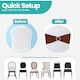 image 8 of 13"x5" Spandex Chair Bands with Slider Buckle, Elastic Chair Sash - 1pc