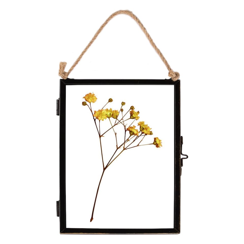 image 1 of Nicola Spring Hanging Metal Photo Frame - 5" x 7" - Black