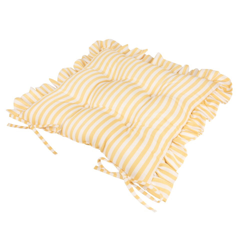 image 1 of Wylder Millie Ruffle 2 Pack Indoor Outdoor Seat Pads