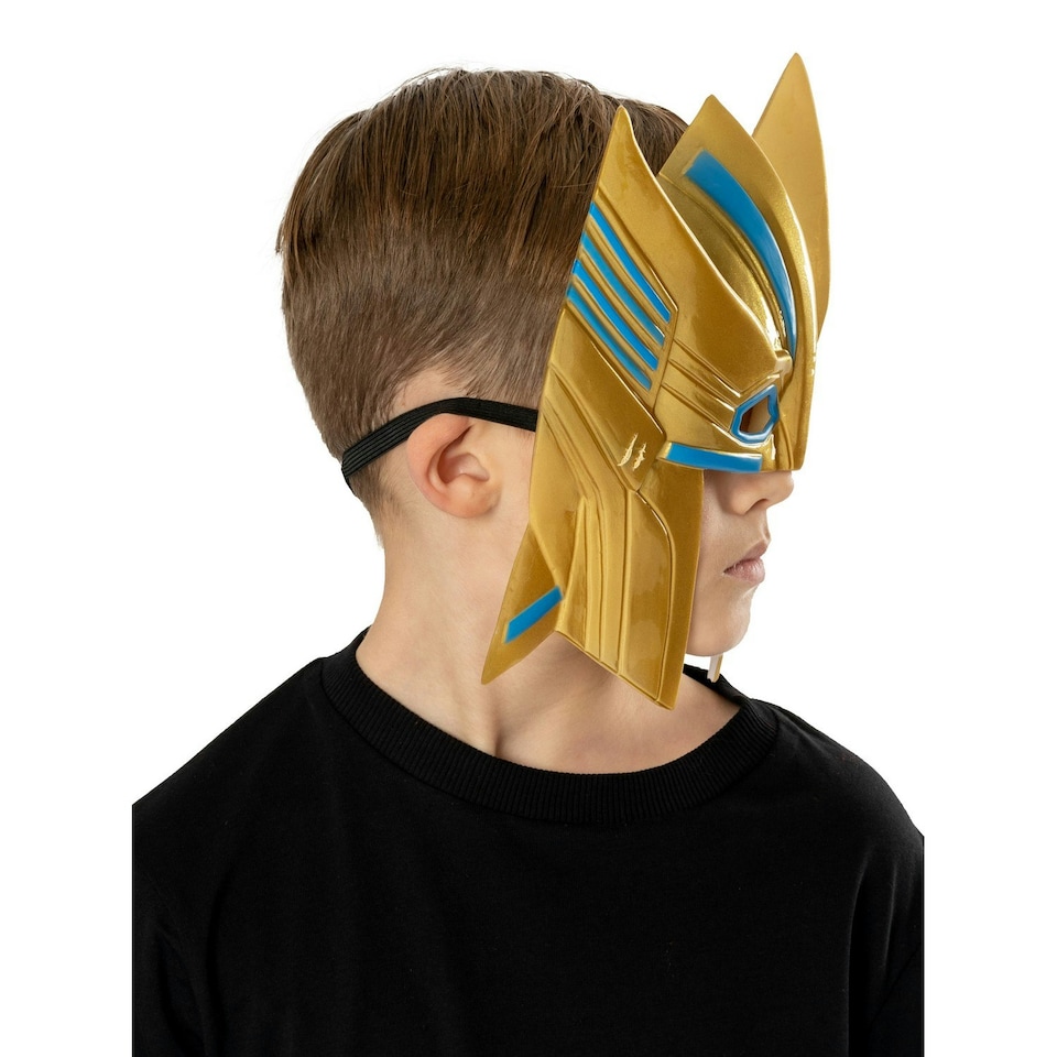 image 1 of Thor Childrens/Kids Mask - Gold/Blue - One Size One Size