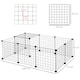 image 4 of PawHut DIY Pet Playpen Metal Wire Fence Guinea Pig Small Animals Cage 12 Panel