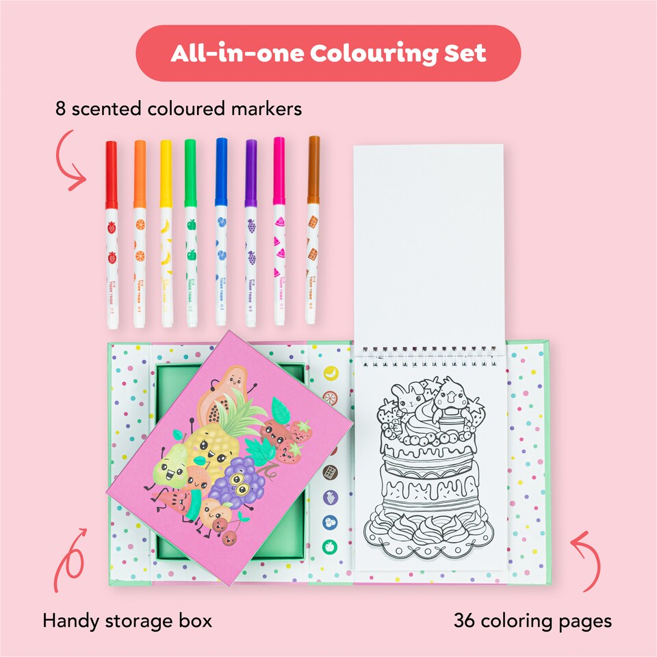 image 1 of Scented Colouring - Fruity Cutie