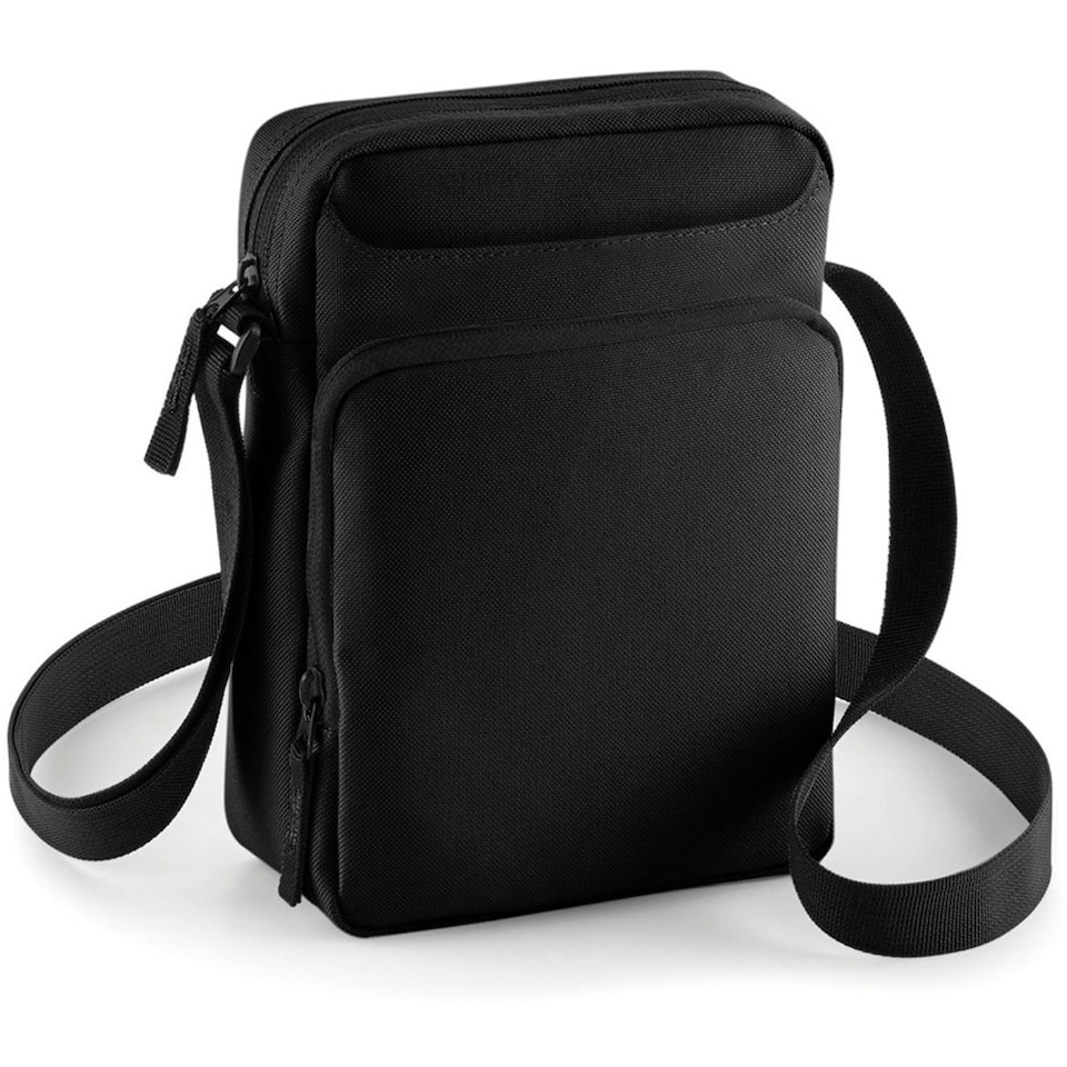 image 1 of Bagbase Across Shoulder Strap Cross Body Bag - Black - One Size Black