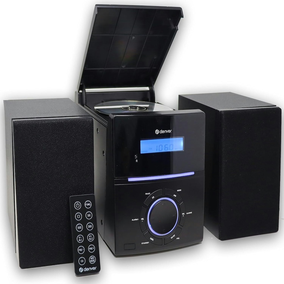 image 1 of Compact Micro HiFi System with CD, FM Radio & Alarm