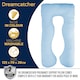 image 2 of Dreamcatcher U-Shaped Pregnancy Pillow Maternity Nursing Support Cushion Blue | Blue | Blue | U Shape - Blue | 1