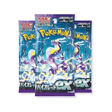 Pokemon Scarlet & Violet Base Set - Violet Ex JP Pokémon 3 Packs