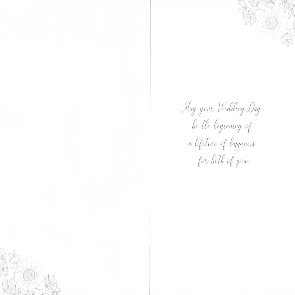 image 1 of Champagne Boat Tower Congratulations Wedding Day Card