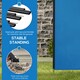 image 4 of Outsunny Camping Windbreak Portable Wind Blocker Privacy Wall, 540cm x 150cm