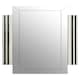 image 1 of Interiors by Premier Clear Wall Mirror Grey