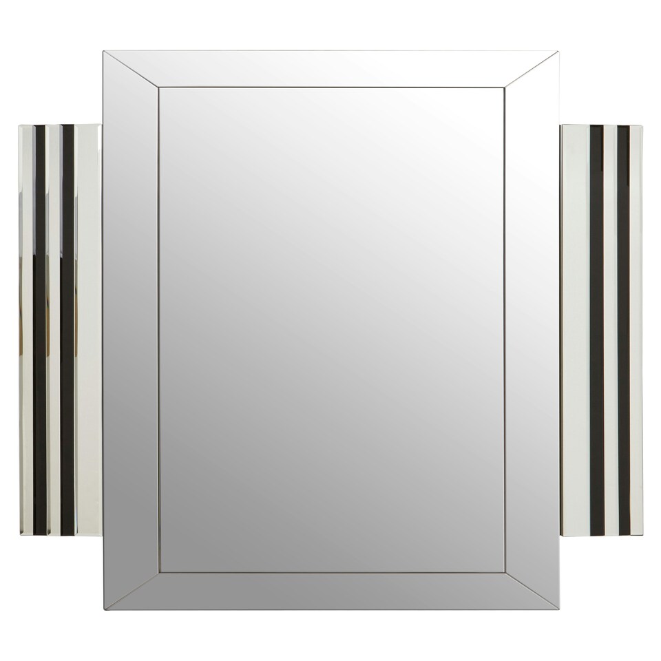 image 1 of Interiors by Premier Clear Wall Mirror Grey
