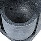 image 4 of Living and Home 4-Tier Solar Water Fountain Rockery for Outdoor Garden | Black
