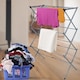 image 3 of 3 Tier Extendable Winged Clothes Airer Folding Laundry Drying Rack for Indoor/Outdoor Use