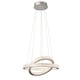 image 1 of Diamond LED Pendant Light Aluminium with Prismatic Diffuser