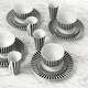 image 2 of 24pc Black Split Stripe Dinner Set