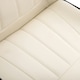 image 8 of HOMCOM PU Leather Office Chair Swivel  Mid-Back Computer Desk Chair, Cream