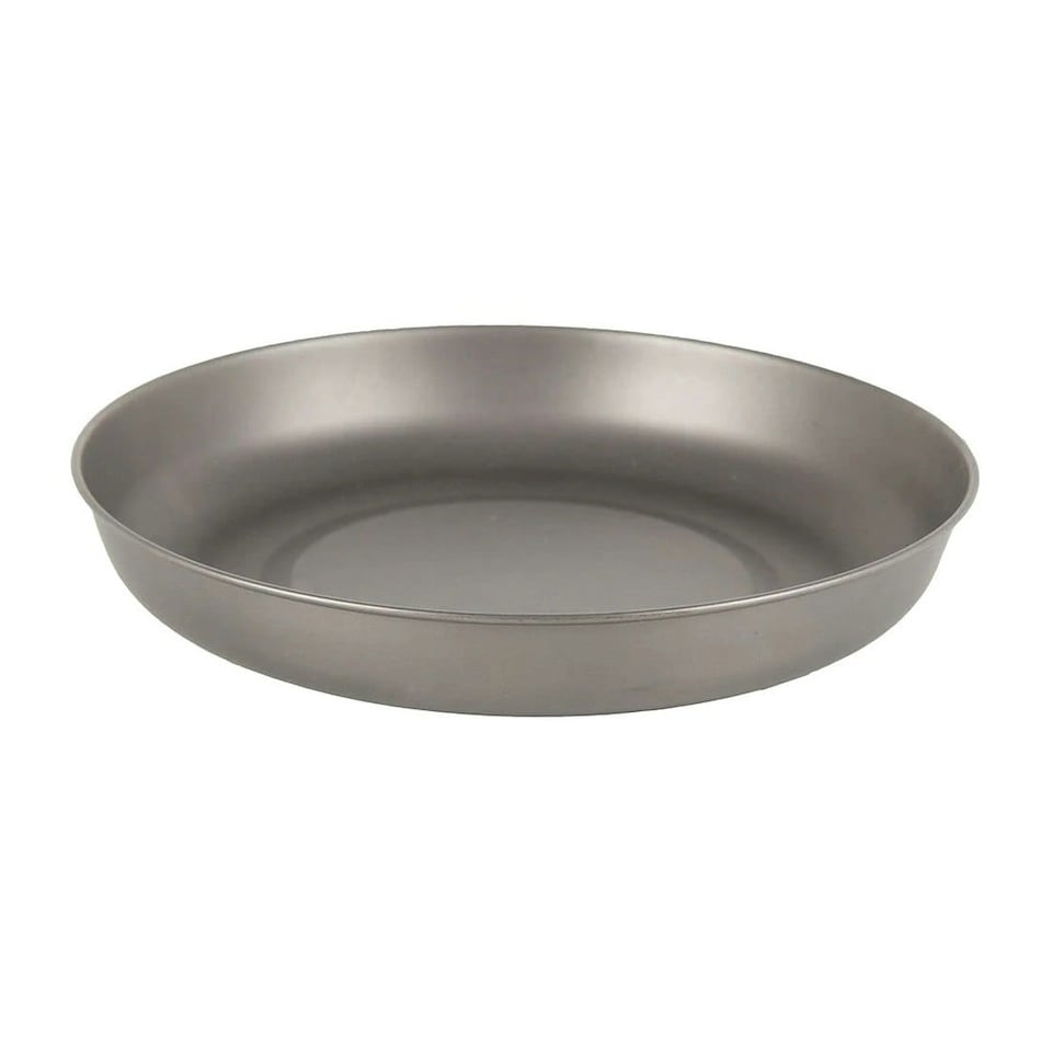 image 1 of Lifeventure Titanium Camping Titanium Plate | Grey