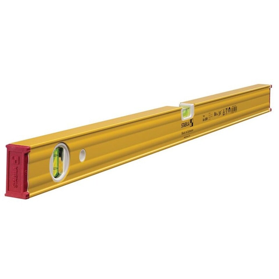 Stabila 80 Asm Single Plumb Magnetic Box Section Spirit Level - Multi Colour - 19179 80cm