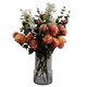 image 3 of 26cm Grey Smoke Glass Vase Grey