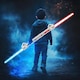 image 5 of 7 Colour Rechargeable Light saber for Kids