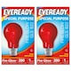 image 2 of Eveready B22 GLS 40W 1950k Fireglow Red Light Bulb  - Pack of 2