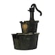 image 2 of Oypla 2 Tier Cascading Barrel Garden Water Pump Fountain Feature