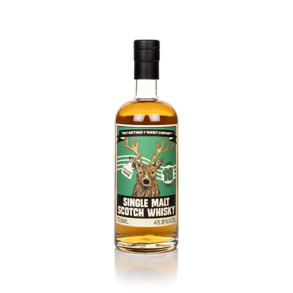 image 1 of Peated Highland Whisky 18 Year Old That Boutique-y Whisky Company | Clear