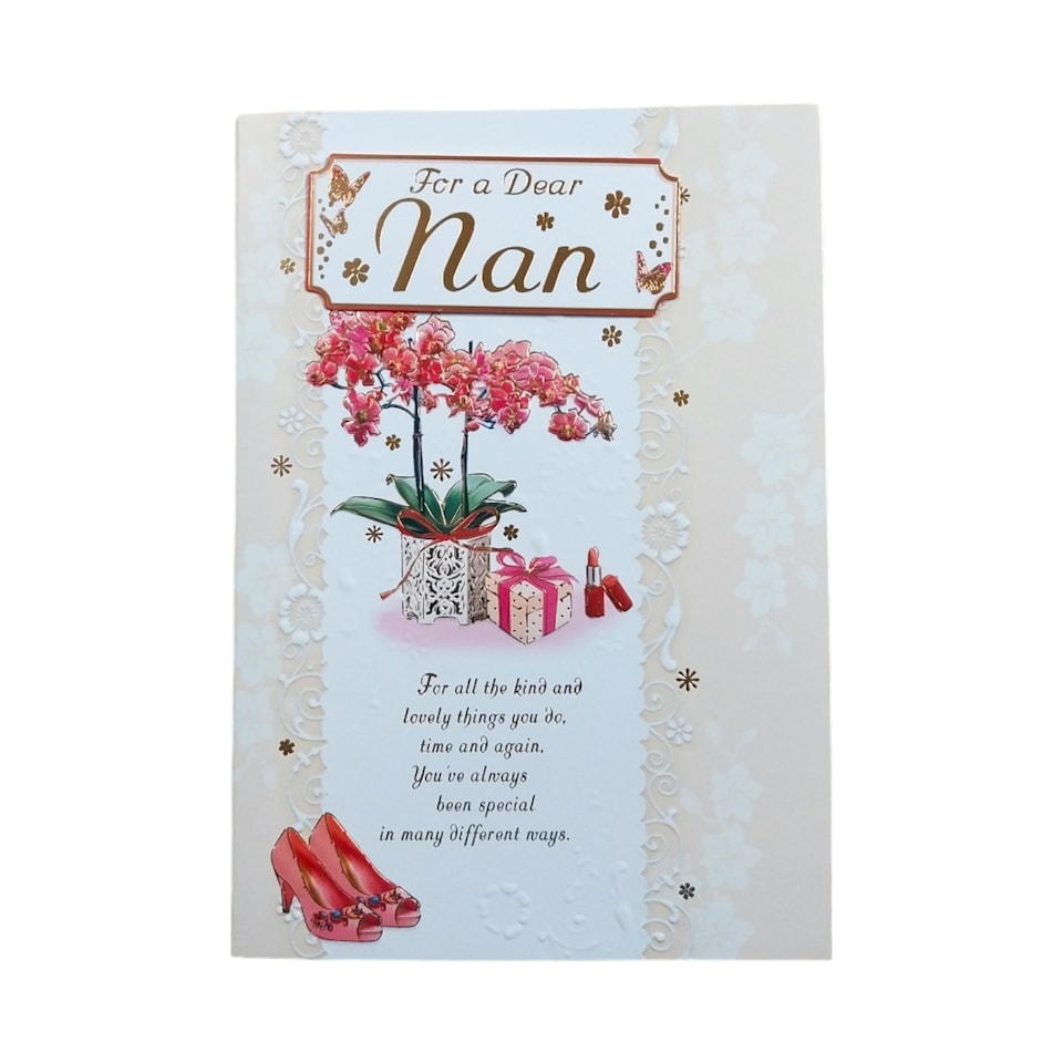 image 1 of For A Dear Nan Birthday Card