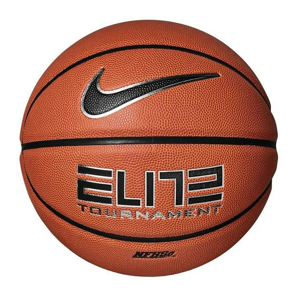 image 1 of Nike Elite Tournament Basketball - Amber/Black - 7
