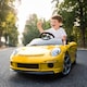 image 2 of AIYAPLAY RUF GT Licensed Electric Car for Kids, 12V Kids Ride on Car with Suspension System, Remote Control, Music, Horn, USB, Slow Start and Safety Belt for 3-5 Years Old Boys and Girls | Yellow