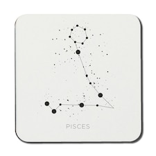 Star constellation zodiac pisces (coaster)