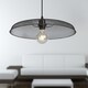 image 3 of Cassidy - Large Black Mesh Easy Fit Metal Pendant Shade | Black | Large | 1
