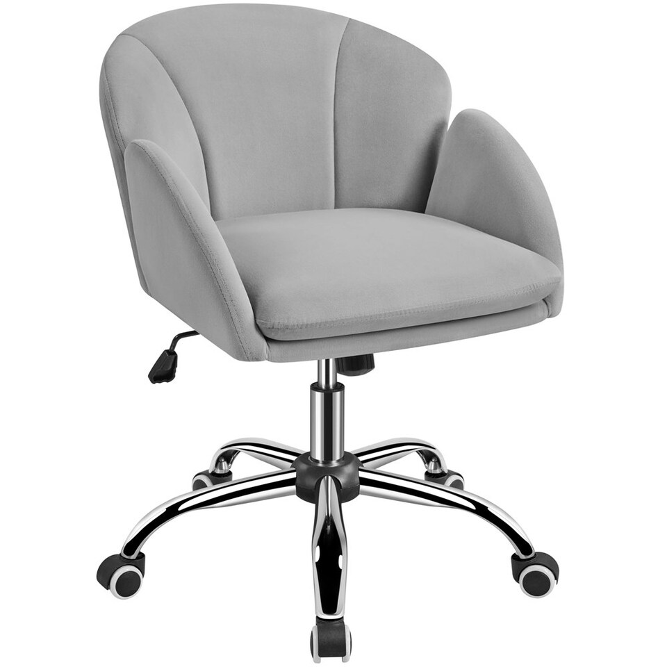image 1 of Yaheetech Swivel Rolling Home Office Chair with Armrests