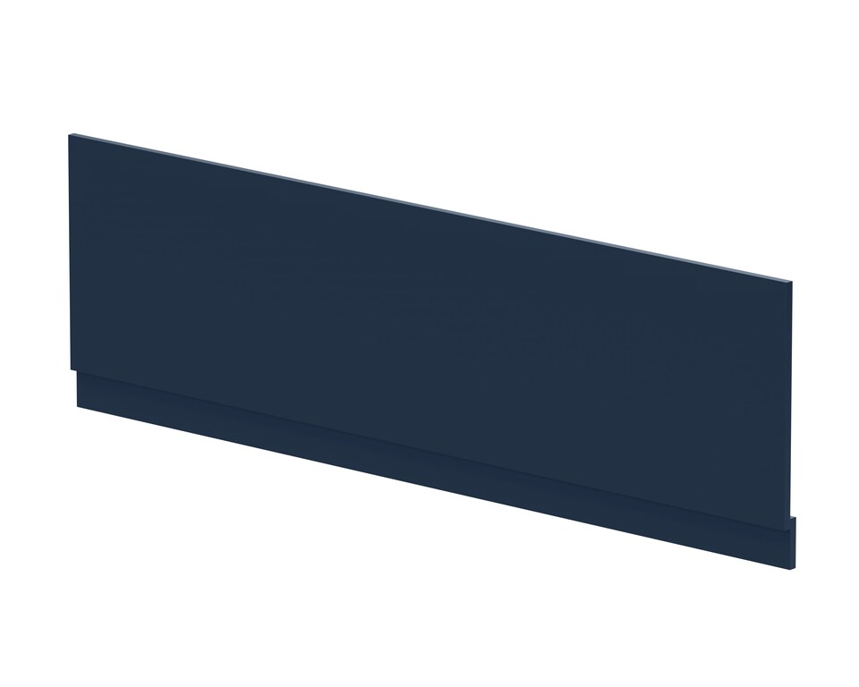 image 1 of Balterley Edge/Power Straight Front Bath Panel & Plinth | Blue | Midnight Blue | 1