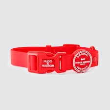Hugo & Hudson Red Waterproof Dog Collar