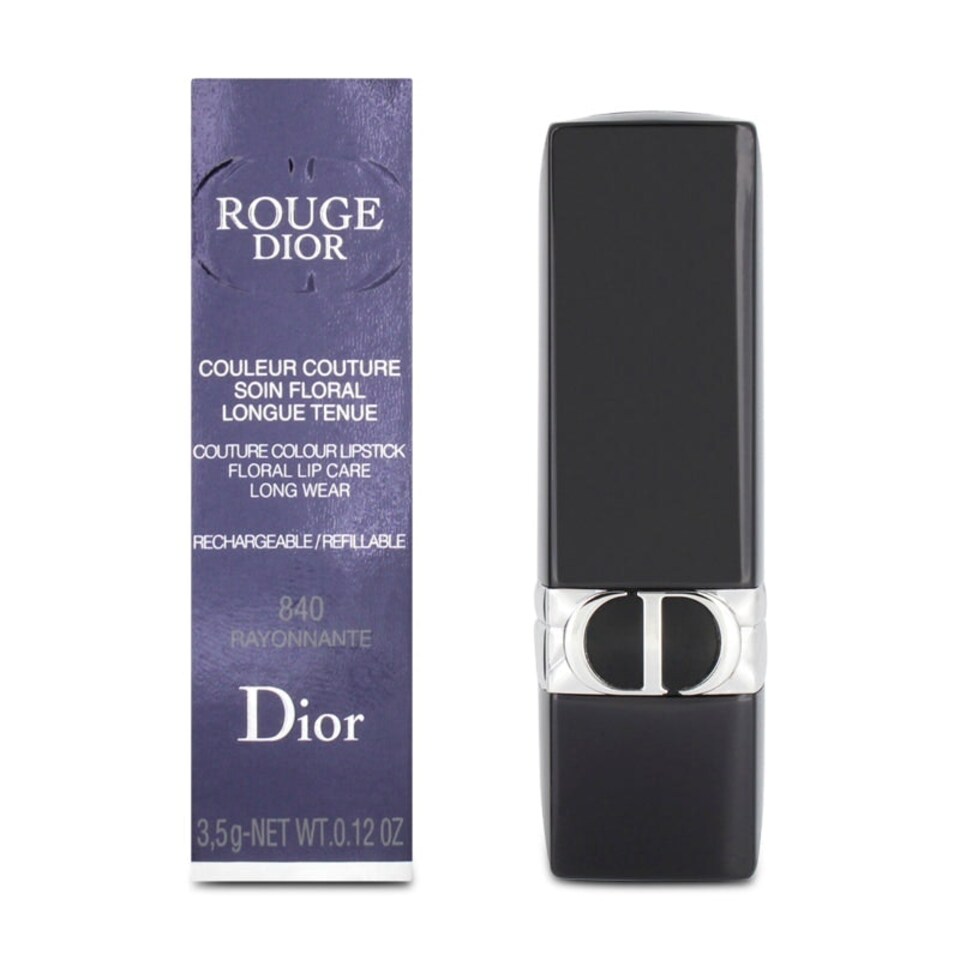 image 1 of Dior Rouge Couture Colour Coral Lipstick 840 Rayonnante Velvet N/A
