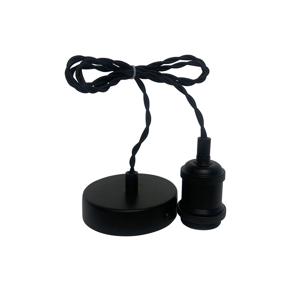 image 1 of Flex -Black Retro Ceiling Pendant Flex Kit for Easy Fit Shades