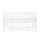 image 3 of Coleby Classic Cot Bed & All Seasons Premium Pocket Sprung Mattress - Convertible Cot, Birth to 4 Years, Adjustable Base & Teething Rails (White)