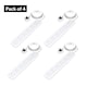 image 1 of GEEPAS 6 Gang Extension Lead, 2M Cable, Pack of 4