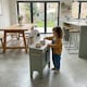 image 7 of Hooga Playroom Play Kitchen for kids - Wooden Role Play Toy with 6 Utensils - Mint