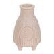 image 1 of Something Different Ribbed Incense Holder - Greige - One Size
