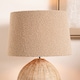image 2 of Taupe Boucle Tapered Lampshade | Brown | Brown | 1