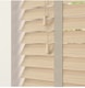 image 2 of 60cm Natural Oak Faux Wood Venetian Blinds with Tapes (120cm Drop) | Brown | Brown