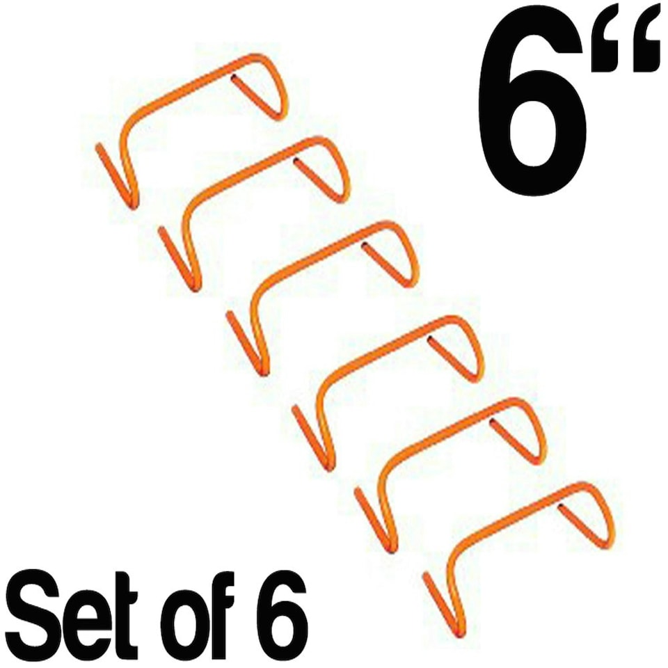 6 x 6" Orange Agility Hurdles