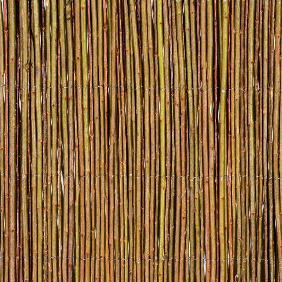 image 1 of Primrose Premium Willow Natural Garden Screening Roll Privacy Border W5m x H2m