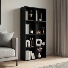 Vida Designs 8 Cube Storage Unit, Black
