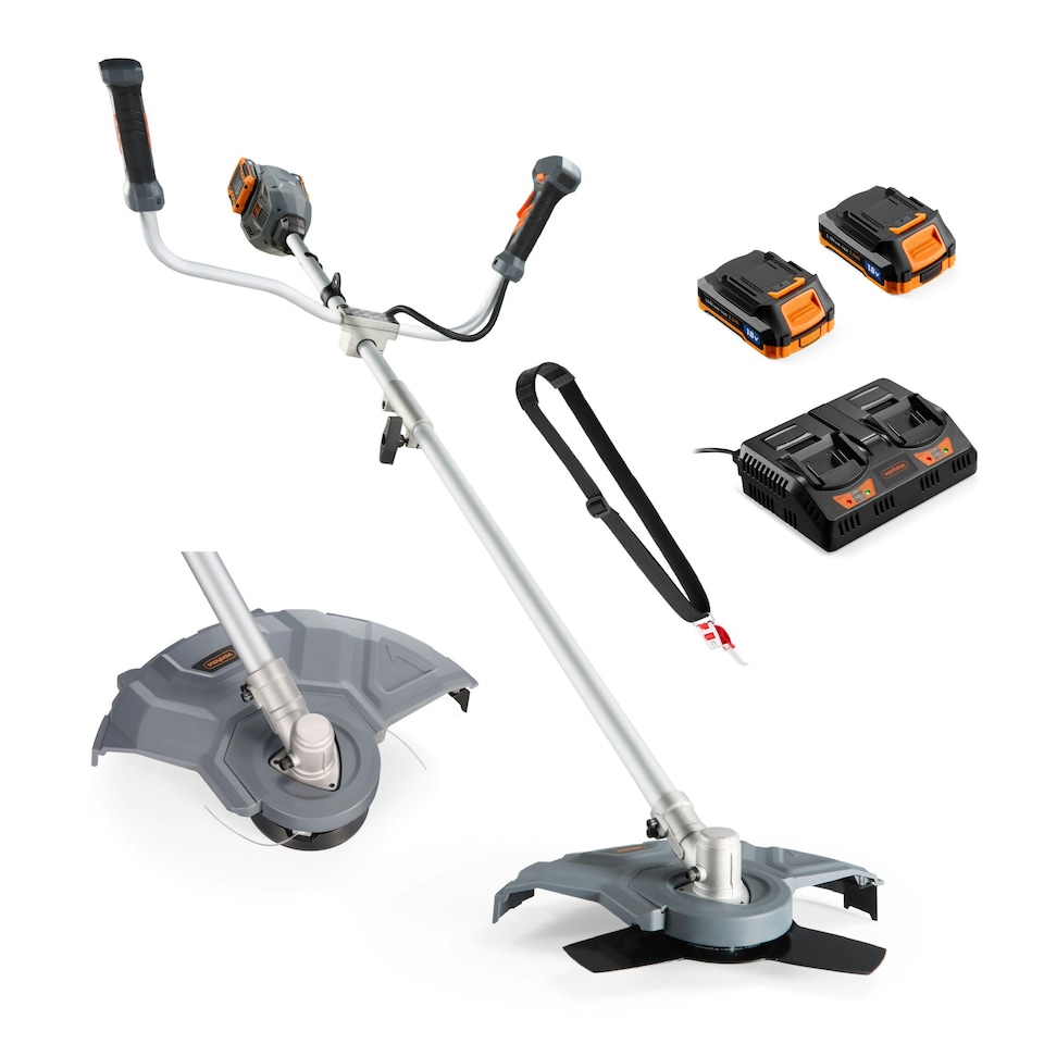 image 1 of VonHaus Grass Trimmer & Brush Cutter Cordless 2 in 1