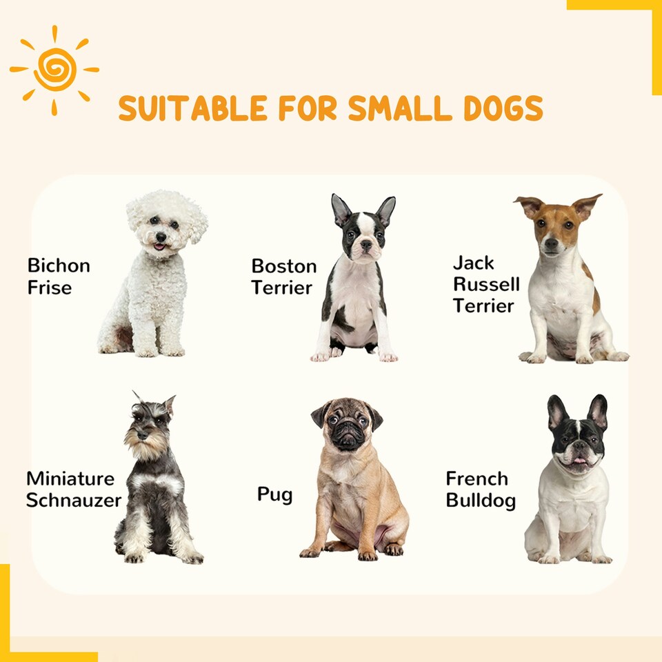 image 1 of PawHut 60cm 8 Panels Heavy-Duty Dog Playpen for Small Dogs