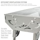 image 4 of Folding BBQ Charcoal Barbecue Grill Steel Stainless Garden Picnic Camping Stove