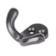 image 3 of Hammer & Tongs Double Coat Hook - W50mm x H35mm - Black | Black | Black | One Size