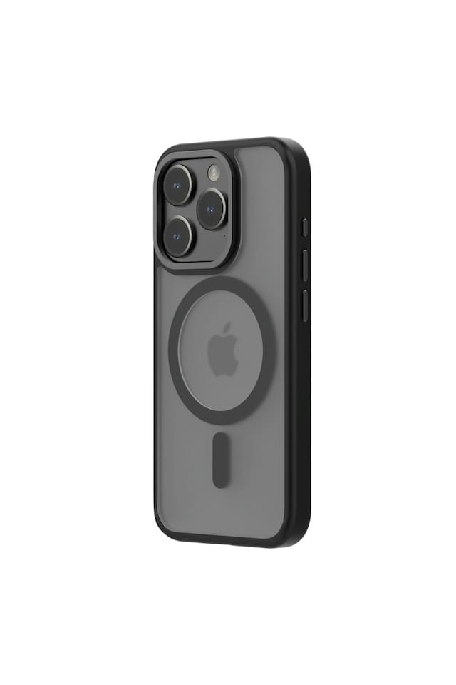 image 1 of QDOS Hybrid Soft + Snap (MagSafe) Case for iPhone 15 Pro – Midnight | Black